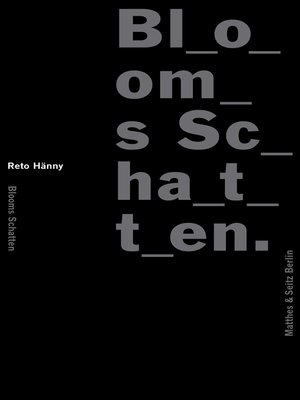 cover image of Blooms Schatten